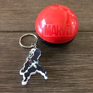 Marvel Bad Guys Mystery Capsule: venom rubber keychain